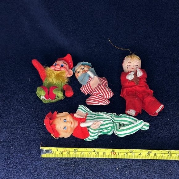 Elf on the Shelf, 4 vintage from the 1950’s. - Picture 4 of 4